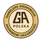 Logotyp anonimowi hazardziści