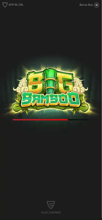 Big Bamboo base game with Mystery Bamboo symbols face-down alongside Panda and premium symbols