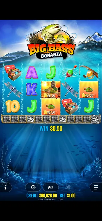 Big Bass Bonanza Freispiele Stufe 1 – Multiplikator 1x aktiv