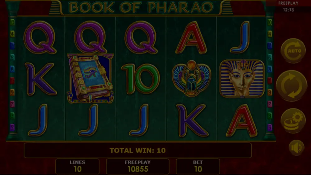 Book of Pharao demo spielen