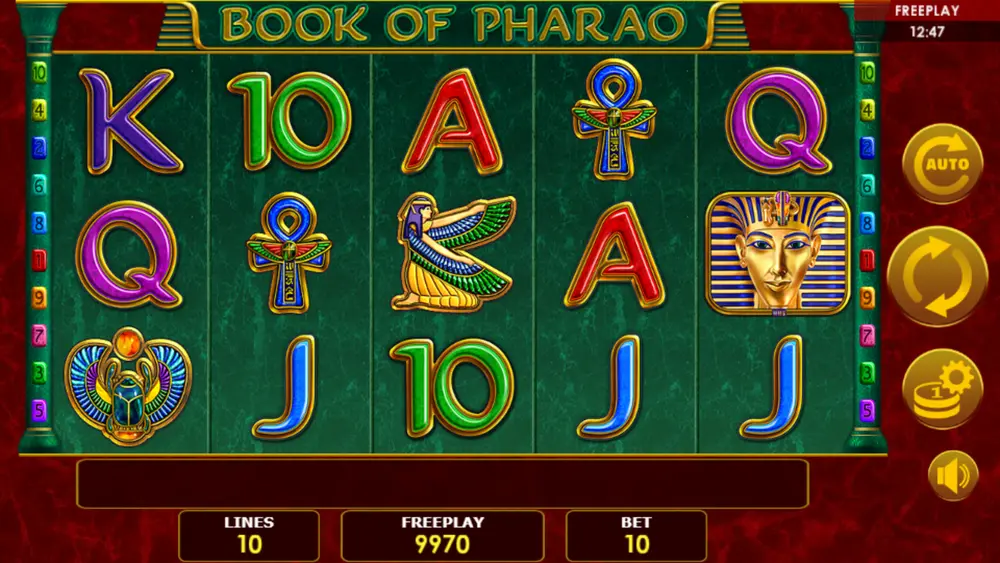 Einführung in das Spiel Book of Pharao