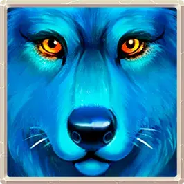 Blauer Wolf Symbol