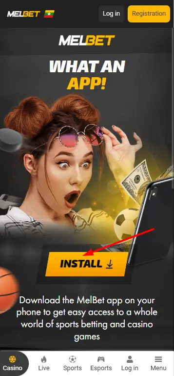 Installation menu