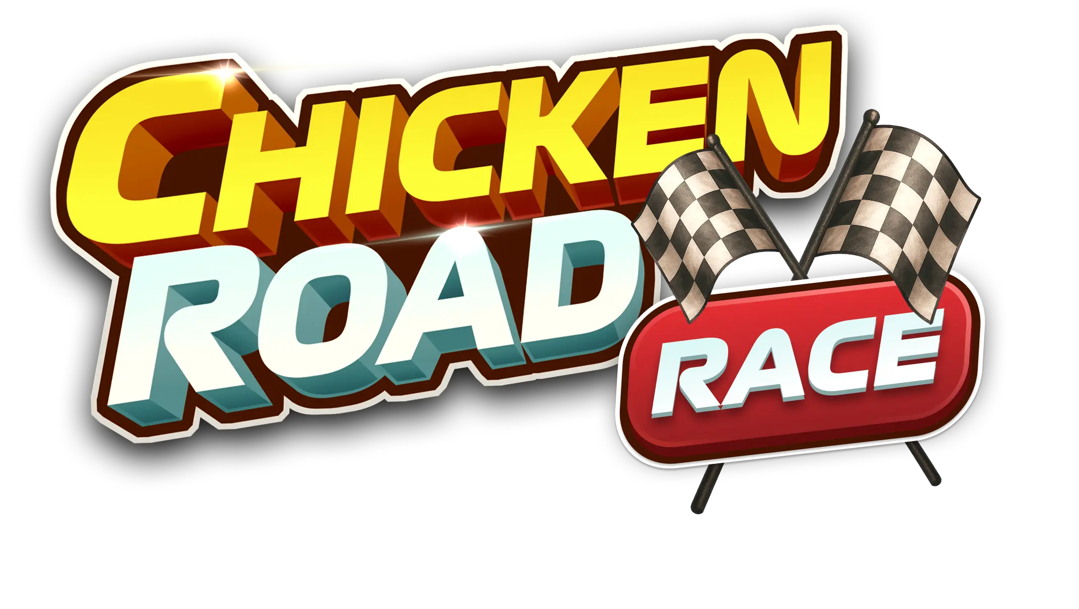 Chicken Road Race app logo featuring racing chicken in helmet