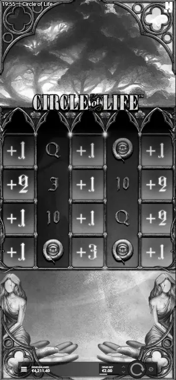 Circle of Life Hacksaw Gaming Circle wheel landing on multiplier value