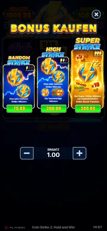 Bonus Buy-fukntion