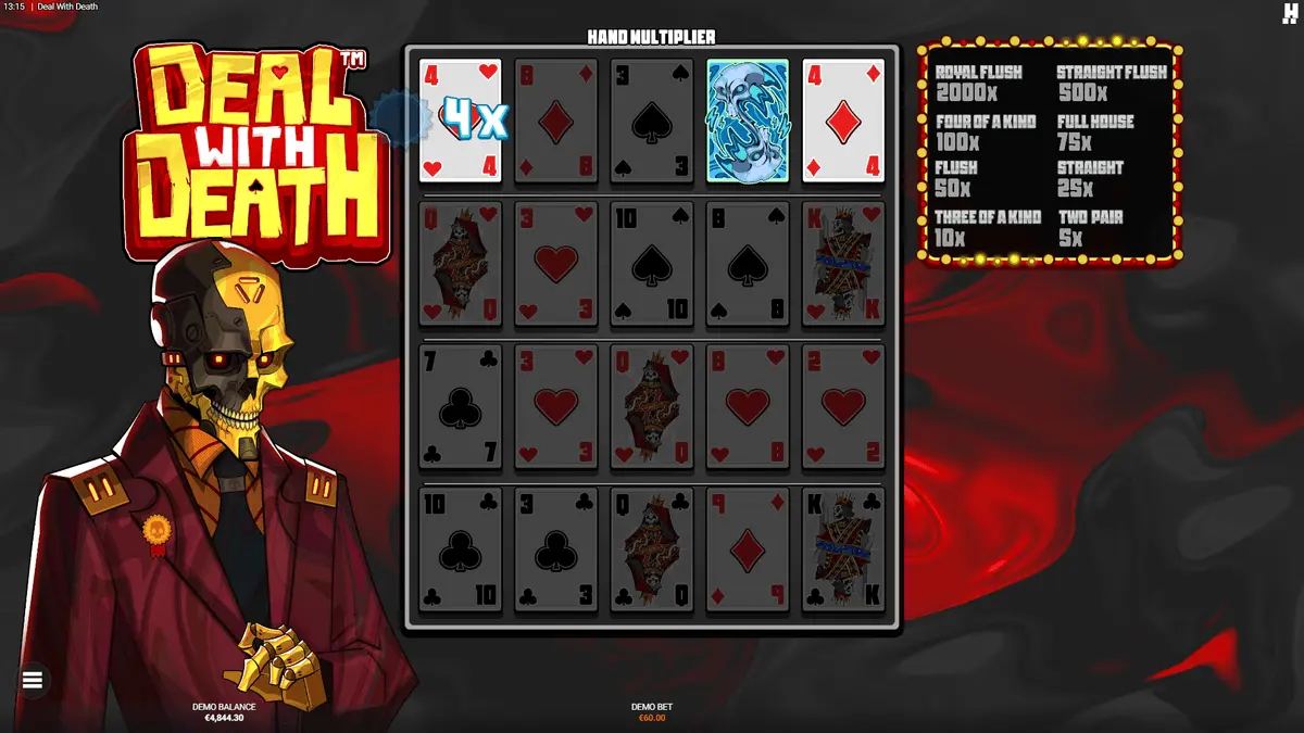 Hand multiplier Joker card with a 4x multiplier