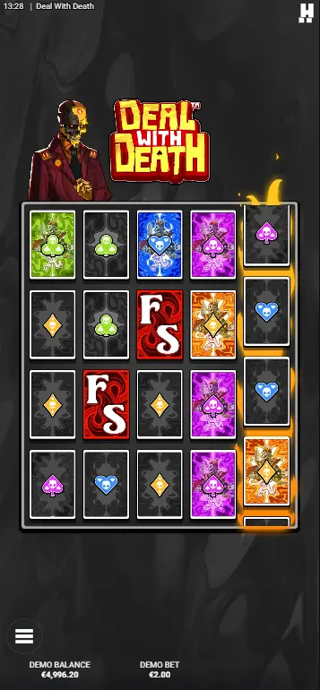 Play Deal With Death Joker transformation sequence into variant type