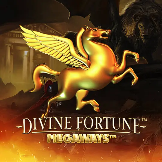 Pegasus symbol from Divine Fortune Megaways NetEnt slot