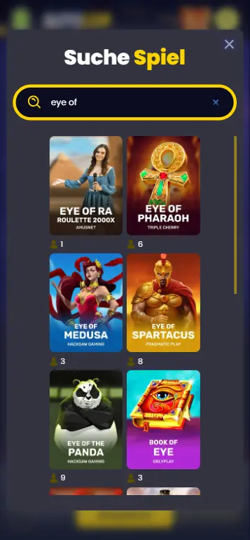 Eye of Horus Power Spins im Casino finden
