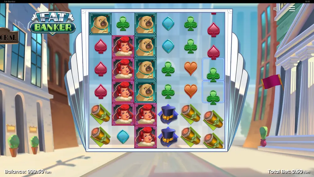 Fat Banker Slot – 6x6 Spielfeld in der Basisrunde