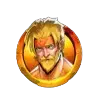 Roter blonder Kämpfer Premium-Symbol