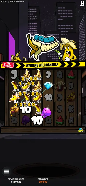 FRKN Bananas Hacksaw upward spreading banana copying to top of reel