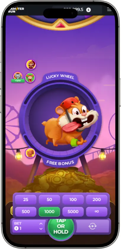 Auto bet menu with several options