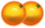 Orange symbol Hot Fruits 27