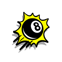 8-ball-symbol i Hot Ross