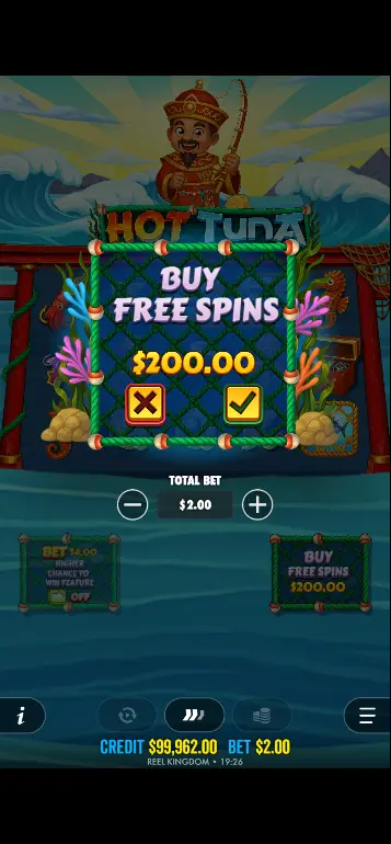 Hot Tuna Wild collecting multiple Money symbol values during free spins