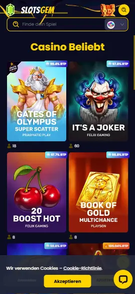Schritt 1 – Deutsches Online-Casino mit Koi Princess auswählen