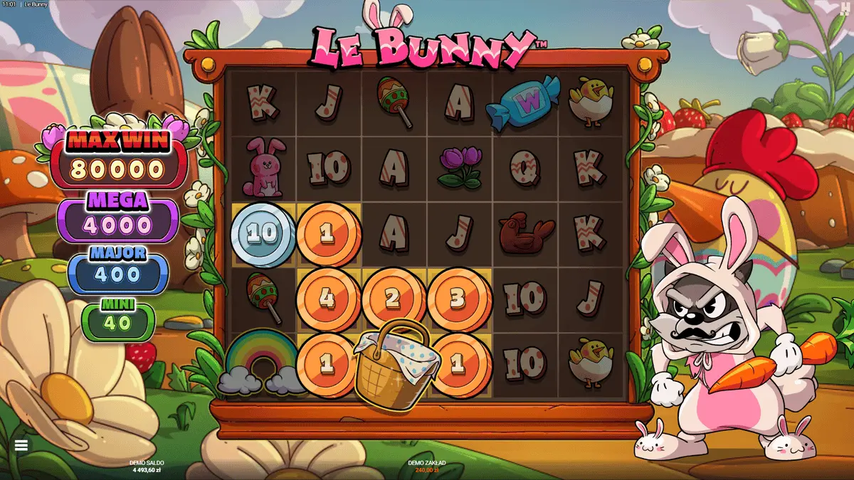 Kolektory Koszyk w Le Bunny gra