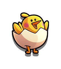 Le Bunny slot machine Chick symbol