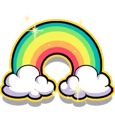 Le Bunny casino Rainbow symbol activating all Golden Squares across grid