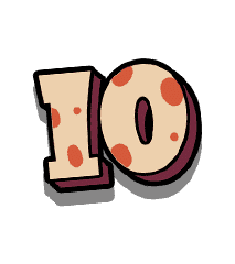 Le Bunny casino online Ten card symbol
