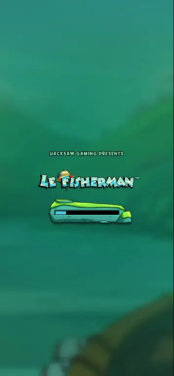 Le Fisherman gra bazowa z pełną siatką 6x5 i Smokeyem w tle