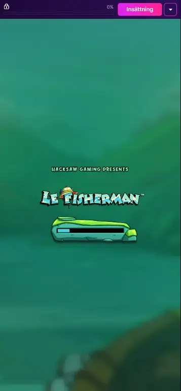 Le Fisherman active gameplay showing Golden Squares and Rainbow