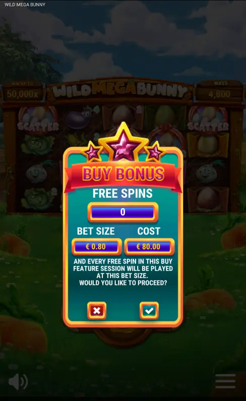 Small Mega Bunny Wild (1x1 or 1x2) on game grid