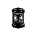 Sand clock symbol