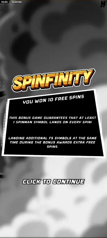 Spinman slot Power Surge bonus round with enhanced wild symbol frequency