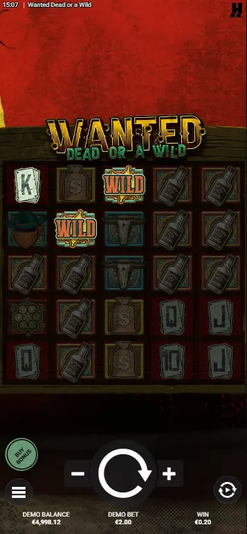 Wanted Dead or a Wild online Duel at Dawn free spins with multiple VS symbols