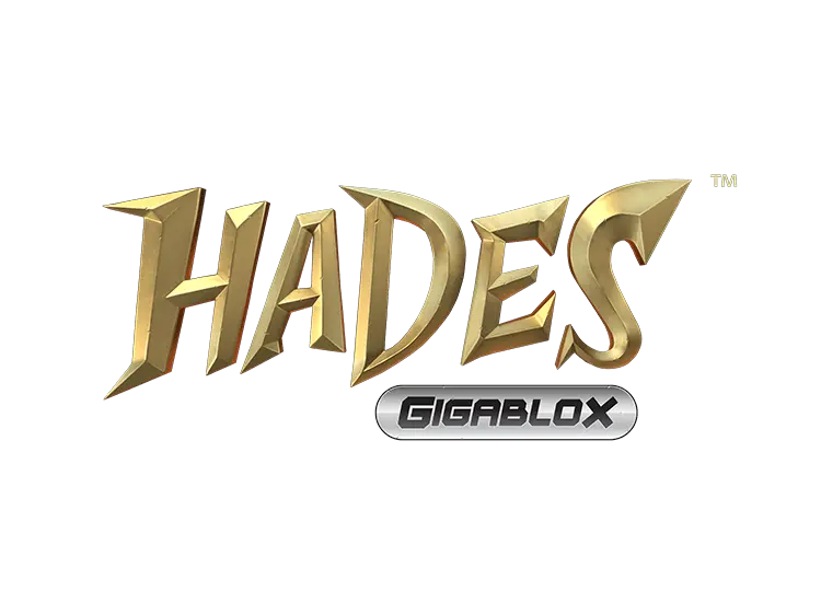 Hades GigaBlox slot showing oversized symbol mechanic in Greek mythology setting